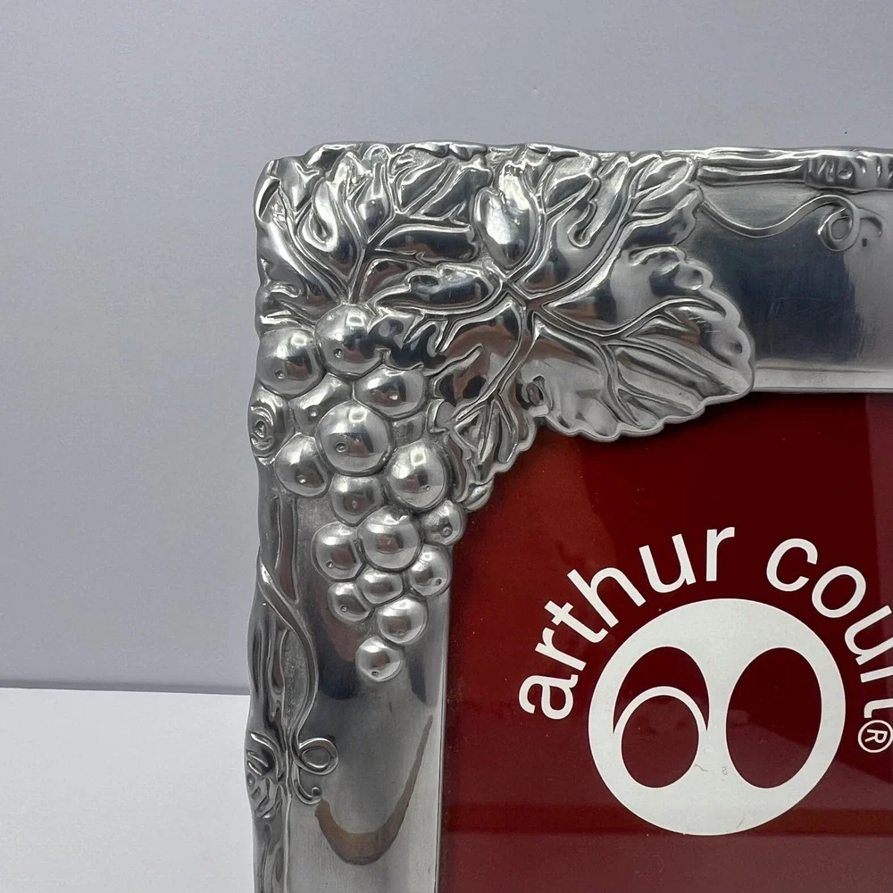 Arthur Court Grapevine Frame 4x6 Photo Vintage Embossed Classic Tuscan Gift NOS